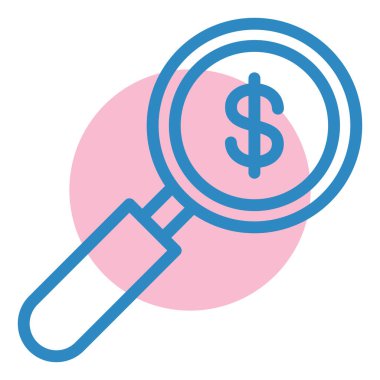 Arama motoru optimizasyon vektörü simgesi