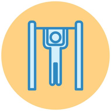 Bir spor simgesinin vektör illüstrasyonu