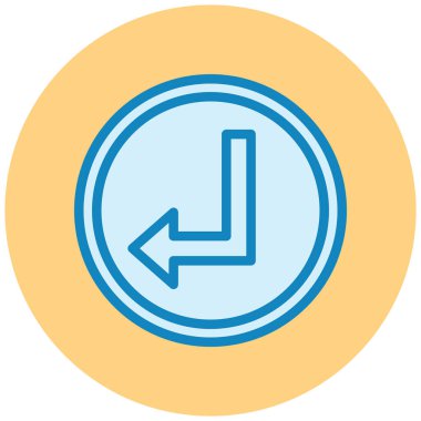 ok modern simgesinin vektör illüstrasyonu