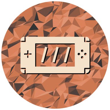 oyun konsolu simgesi. vektör illüstrasyonu