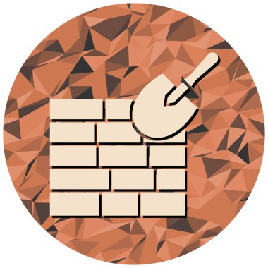 Kırmızı ve beyaz arkaplanı olan tuğla duvar