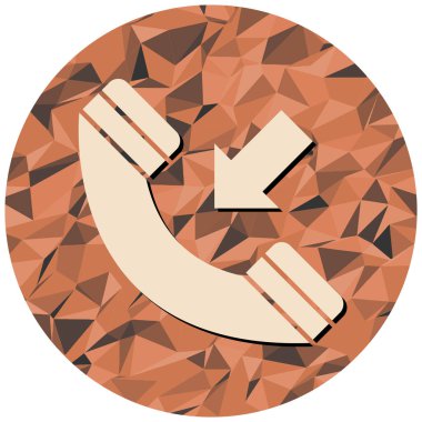 Telefon ikonu. vektör illüstrasyonu