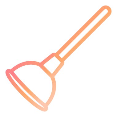 Pompacı. Web simgesi basit illüstrasyon