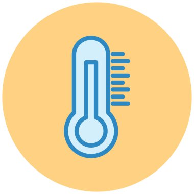 Termometre. Web simgesi basit tasarım