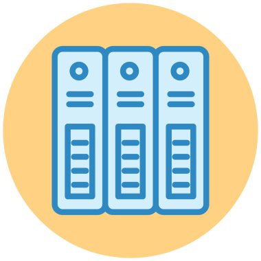 veritabanı. Web simgesi basit tasarım