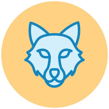 Kurt. Web simgesi basit illüstrasyon