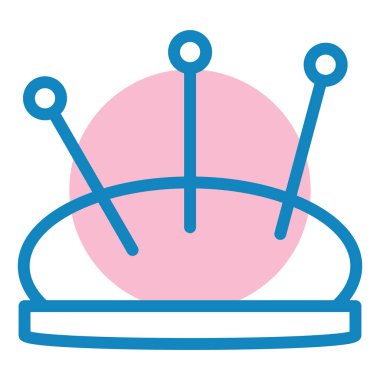 Dikişin vektör illüstrasyonu