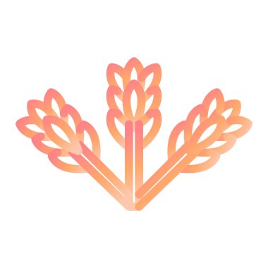 Kuşkonmaz. Web simgesi basit illüstrasyon 