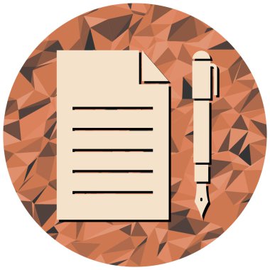 belge web simgesi basit resimleme