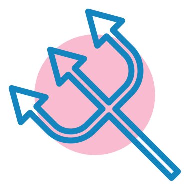 Oklar. Web simgesi basit illüstrasyon