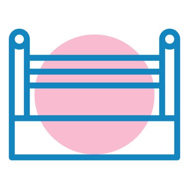 Havlu. Web simgesi basit illüstrasyon