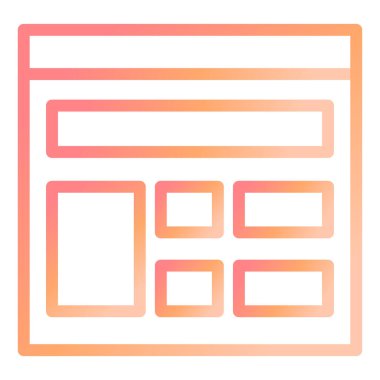 modern simge vektör illüstrasyonu 