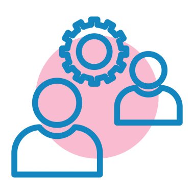 kullanıcı. Web simgesi basit illüstrasyon