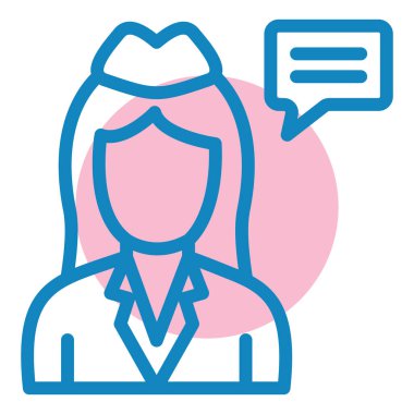 avatar. Web simgesi basit illüstrasyon