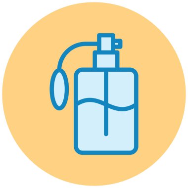 Parfüm. Web simgesi basit illüstrasyon