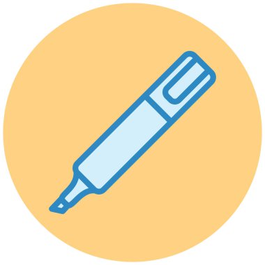 İşaretleyici. Web simgesi basit illüstrasyon