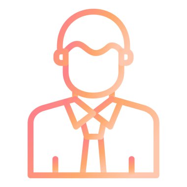 Yorumcu modern simge vektör illüstrasyonu 