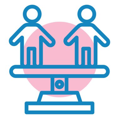 İnsanlar. Web simgesi basit illüstrasyon