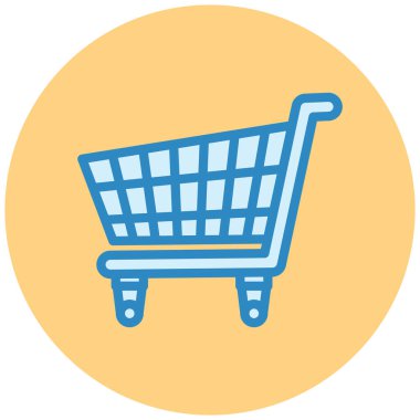 Alışveriş arabası. Basit tasarım