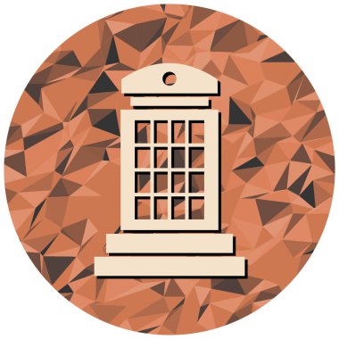 Modern yapı simgesinin vektör illüstrasyonu