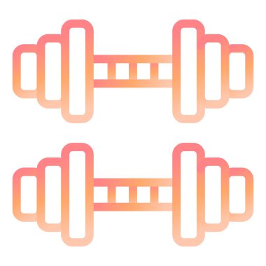 Dumb Bell modern icon vector illustration 