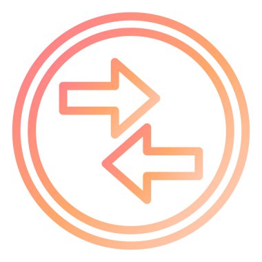 Okların vektör illüstrasyonu modern simge