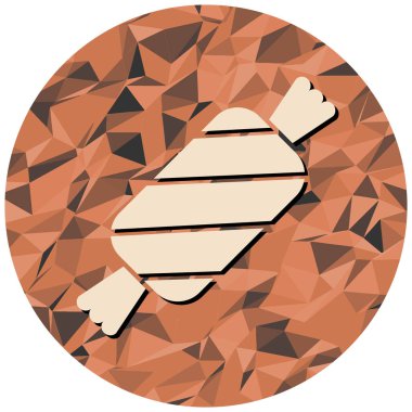 Çikolatalı şeker. Vektör illüstrasyonu