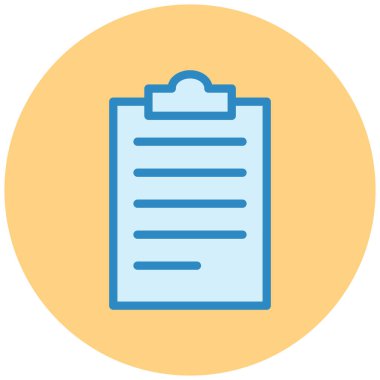 Belge. Web simgesi basit tasarım