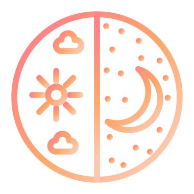 Güneş. Web simgesi basit illüstrasyon