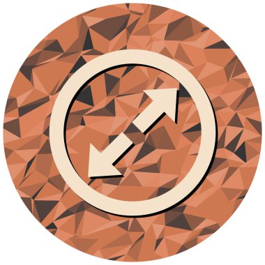 ok simgesi vektör illüstrasyonu 