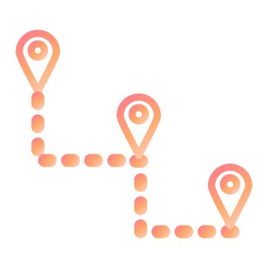 konum modern simge vektör illüstrasyonu 