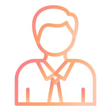 Avukat modern simge vektör illüstrasyonu 