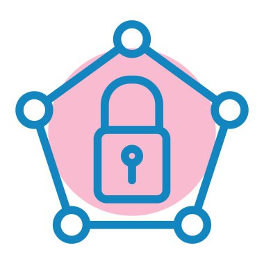 Güvenlik sistemi. Basit resimleme