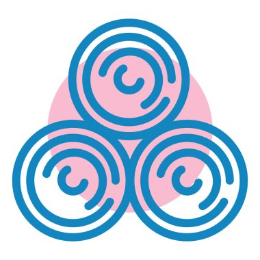 Tek izole edilmiş su ikonunun vektör illüstrasyonu