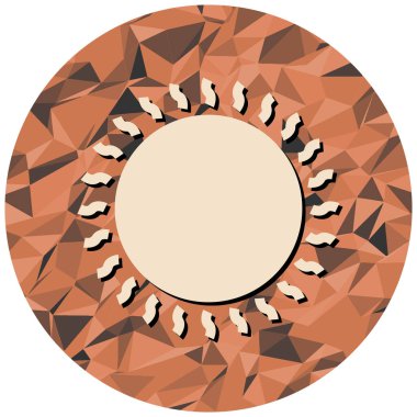 Bir pankart için vektör illüstrasyonuName