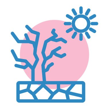 Ağaç. Web simgesi basit illüstrasyon