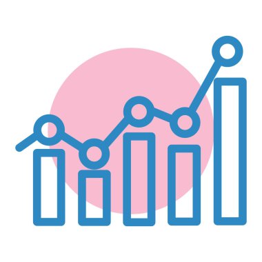 iş grafiği vektör illüstrasyonu