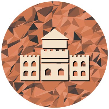 Bir binanın vektör illüstrasyonu