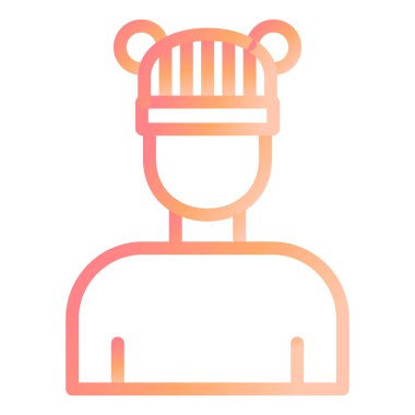 Adamım. Web simgesi basit illüstrasyon 