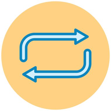 Ok. Web simgesi basit illüstrasyon