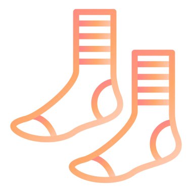 çoraplar modern simge vektör illüstrasyonu 