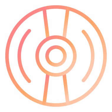 cd modern simge vektör illüstrasyonu 