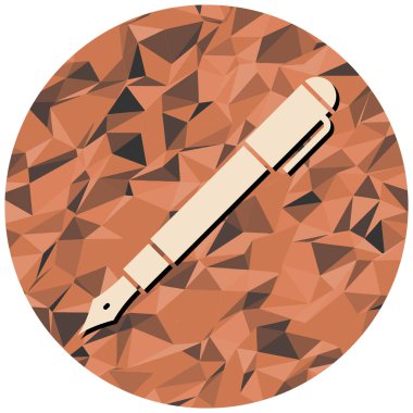 Bir kalemin vektör illüstrasyonu 