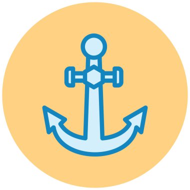 Çapa. Web simgesi basit illüstrasyon