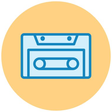 kaset teyp vektör simgesi