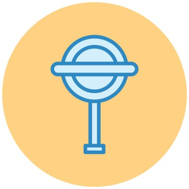 Yol tabelası. Web simgesi basit tasarım