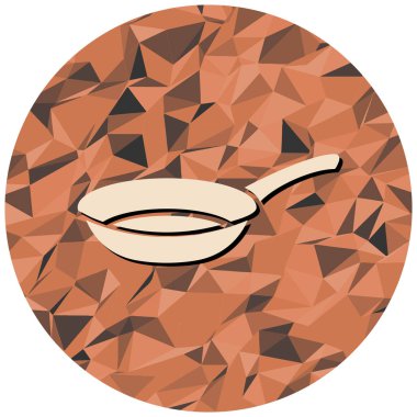 pan simgesinin vektör illüstrasyonu