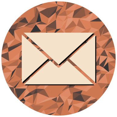 Mektup. Web simgesi basit illüstrasyon