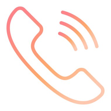 - Telefon. Web simgesi basit illüstrasyon