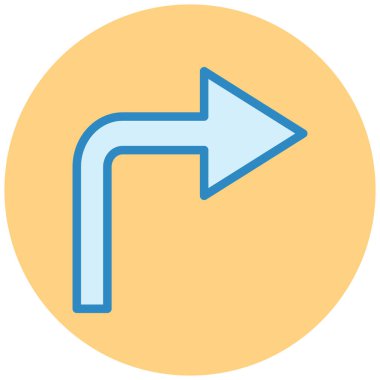 Ok. Web simgesi basit illüstrasyon